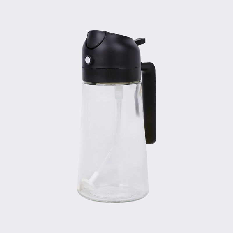 2 in 1 Olive Oil Dispenser Bottle for Kitchen, Oil Sprayer for Cooking