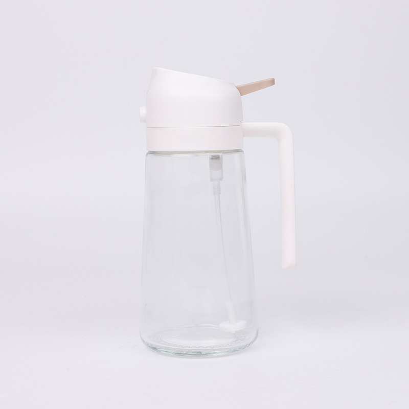 2 in 1 Olive Oil Dispenser Bottle for Kitchen, Oil Sprayer for Cooking